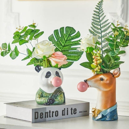 Wild Bubblegum Creature Vase