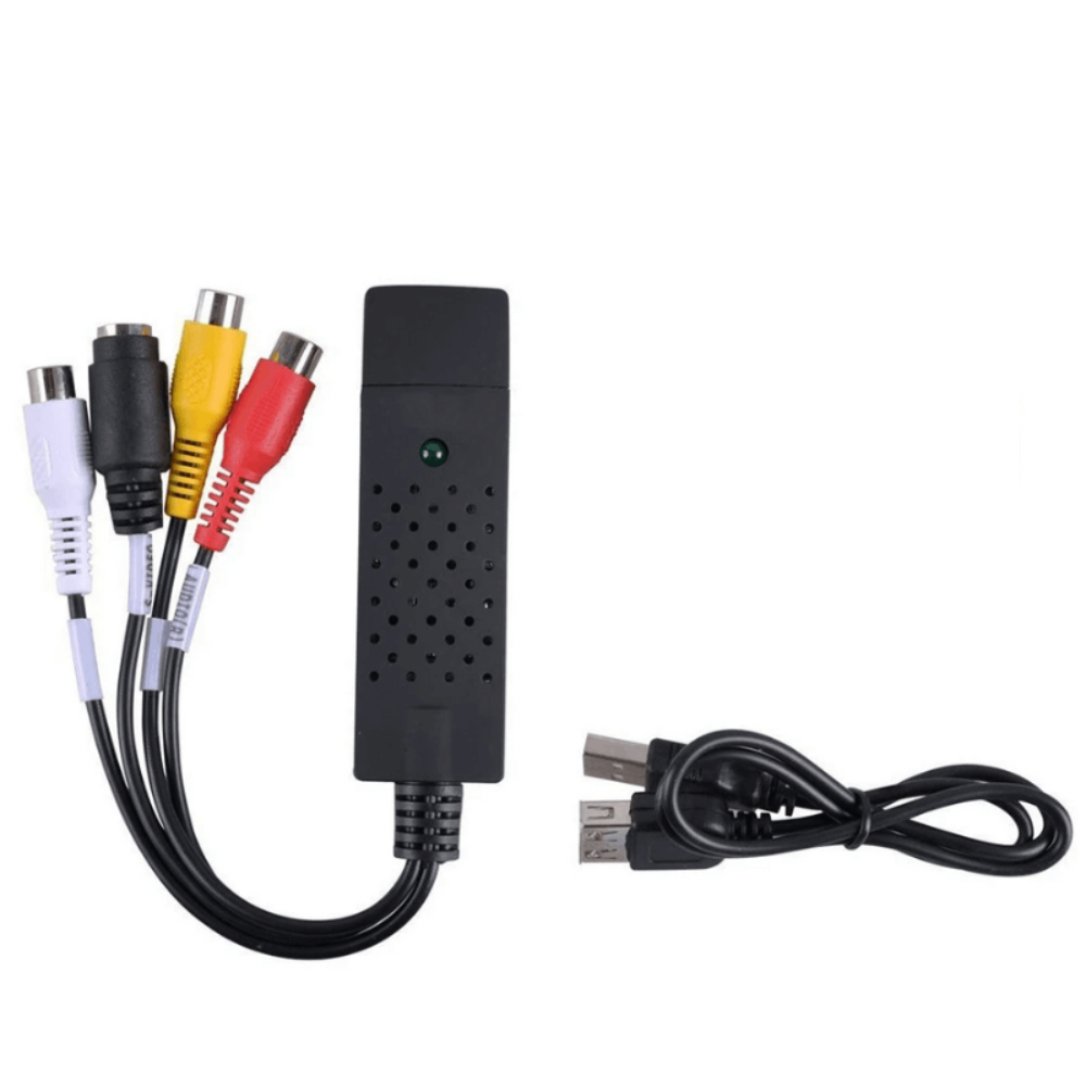 USB Video Tape Player & PC Recording Interface for Archiving Home Movies to Computer Files