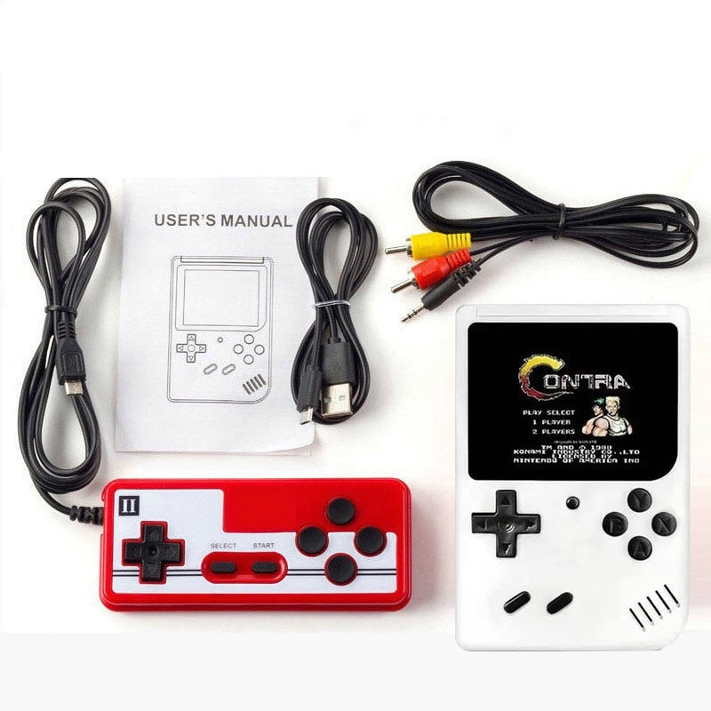 Handheld Gaming System with 400 Built-In Retro Games & TV Output for Kids & Adults