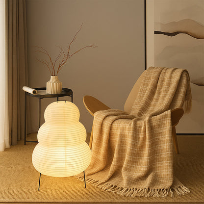 Cloud Rice Paper Floor Lamp 40in Warm White LED Ambient Standing Light for Living Room Bedroom Modern Minimalist Tall Accent Lighting