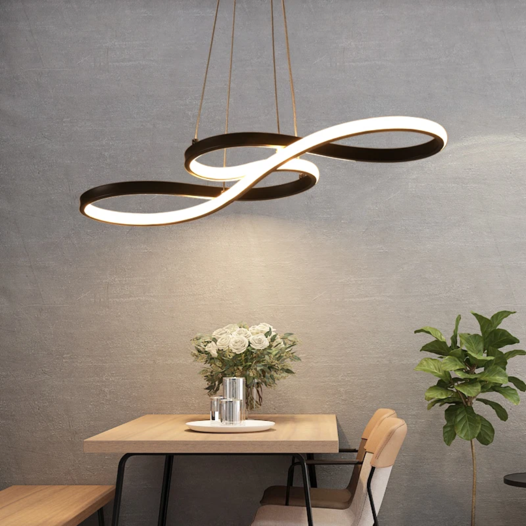 Adjustable Ring Ceiling Light with Remote Dimmable LED 37 in Gold for Dining Room Kitchen Island Modern Hanging Fixture 3-Color Temperature