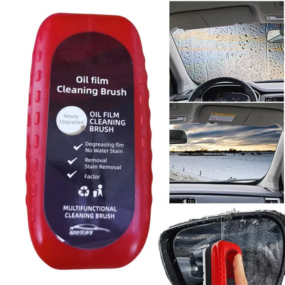 Windshield Glass Cleaner Brush with Water-Repellent Coating for Cars – Removes Haze, Streaks & Road Film