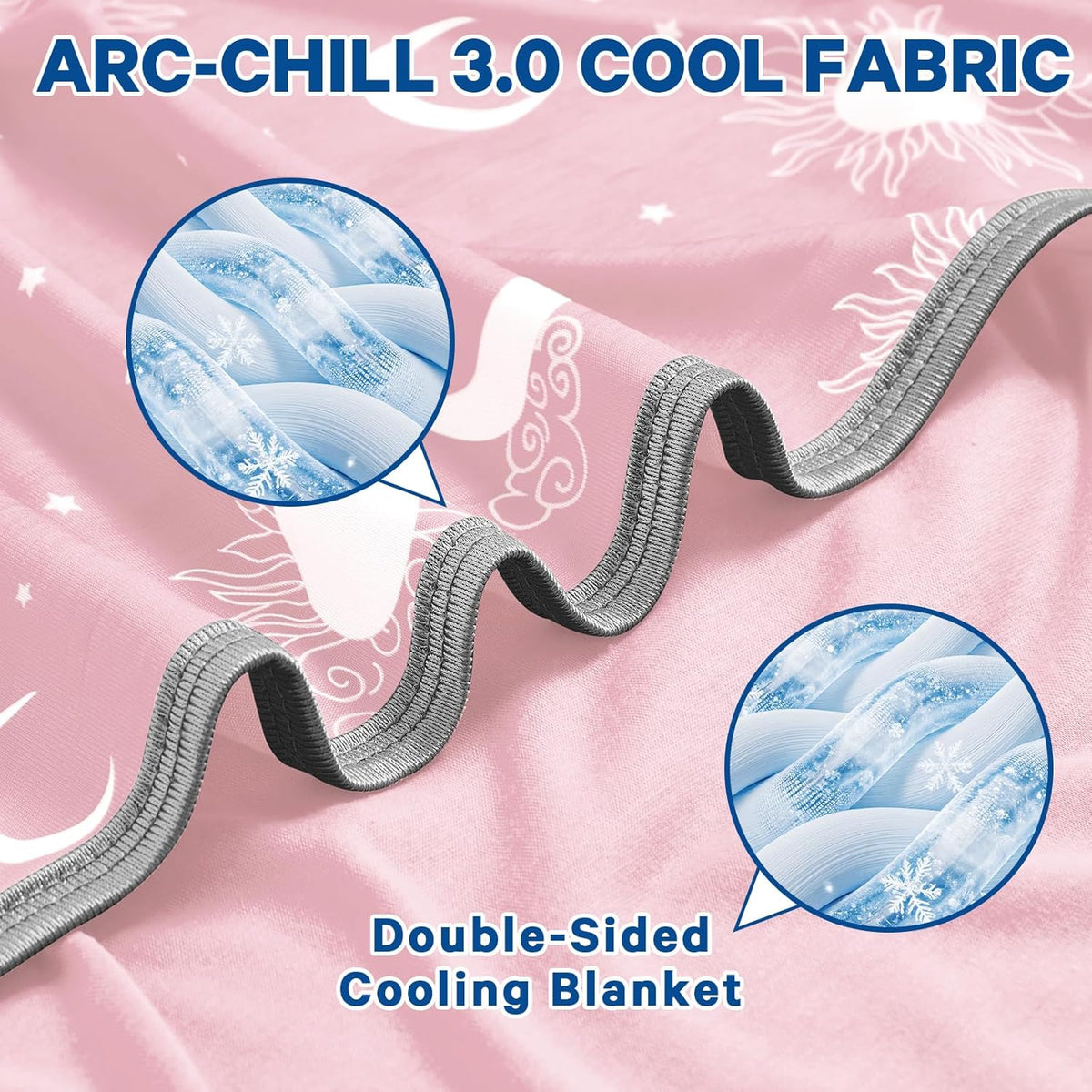 Confort douillet | Couverture rafraîchissante en tissu double face | Couverture d'été légère pour les dormeurs ayant chaud et les voyages