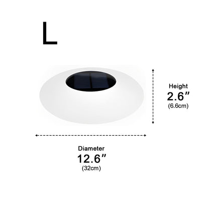 Solar RGB LED Orb Light Waterproof Remote Control 13 Inch Illuminated Sphere for Pool Pond Deck Patio Backyard Water Feature Landscape Ambia