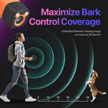 Ultrasonic Dog Training Device with 3 Modes for Barking Control and Behavior Correction