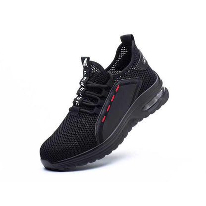 Steel Toe Safety Work Shoes for Men – Lightweight, Slip-Resistant, Breathable Mesh Construction