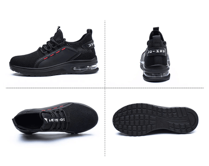 Steel Toe Safety Work Shoes for Men Lightweight Anti-Slip Industrial Protection Footwear Construction Warehouse