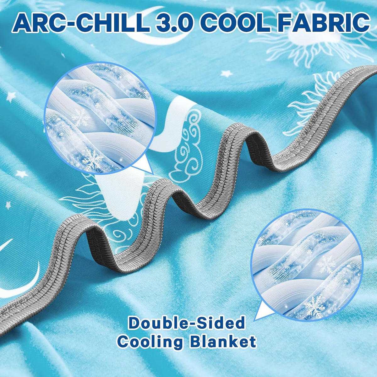 Confort douillet | Couverture rafraîchissante en tissu double face | Couverture d'été légère pour les dormeurs ayant chaud et les voyages