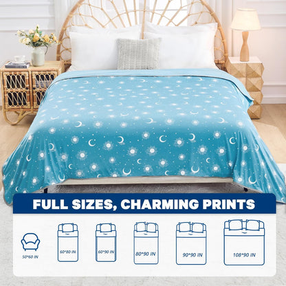 Confort douillet | Couverture rafraîchissante en tissu double face | Couverture d'été légère pour les dormeurs ayant chaud et les voyages