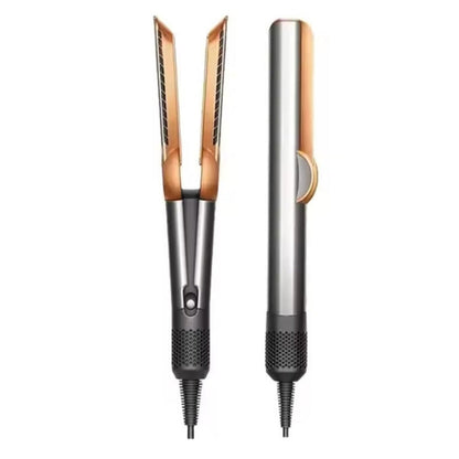 Brosse soufflante ionique en céramique 1200 W, gris, pour tous types de cheveux, légère, format voyage, brosse lissante pour cheveux fins