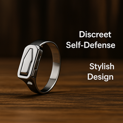 Tactical Finger Ring Personal Safety Tool Everyday Carry EDC Compact Protection Device Covert Wearable Security Accessory Lightweight Metal