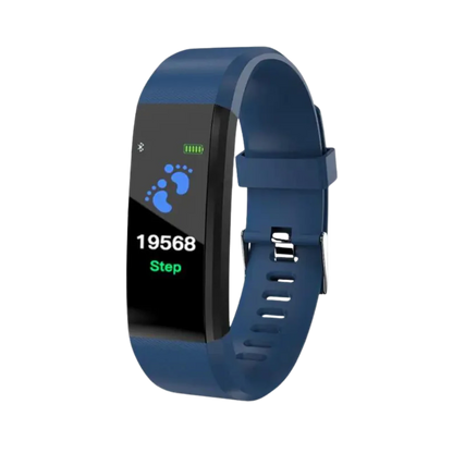 Montre connectée de fitness avec tensiomètre et cardiofréquencemètre pour seniors | Montre intelligente santé avec grand écran et design étanche