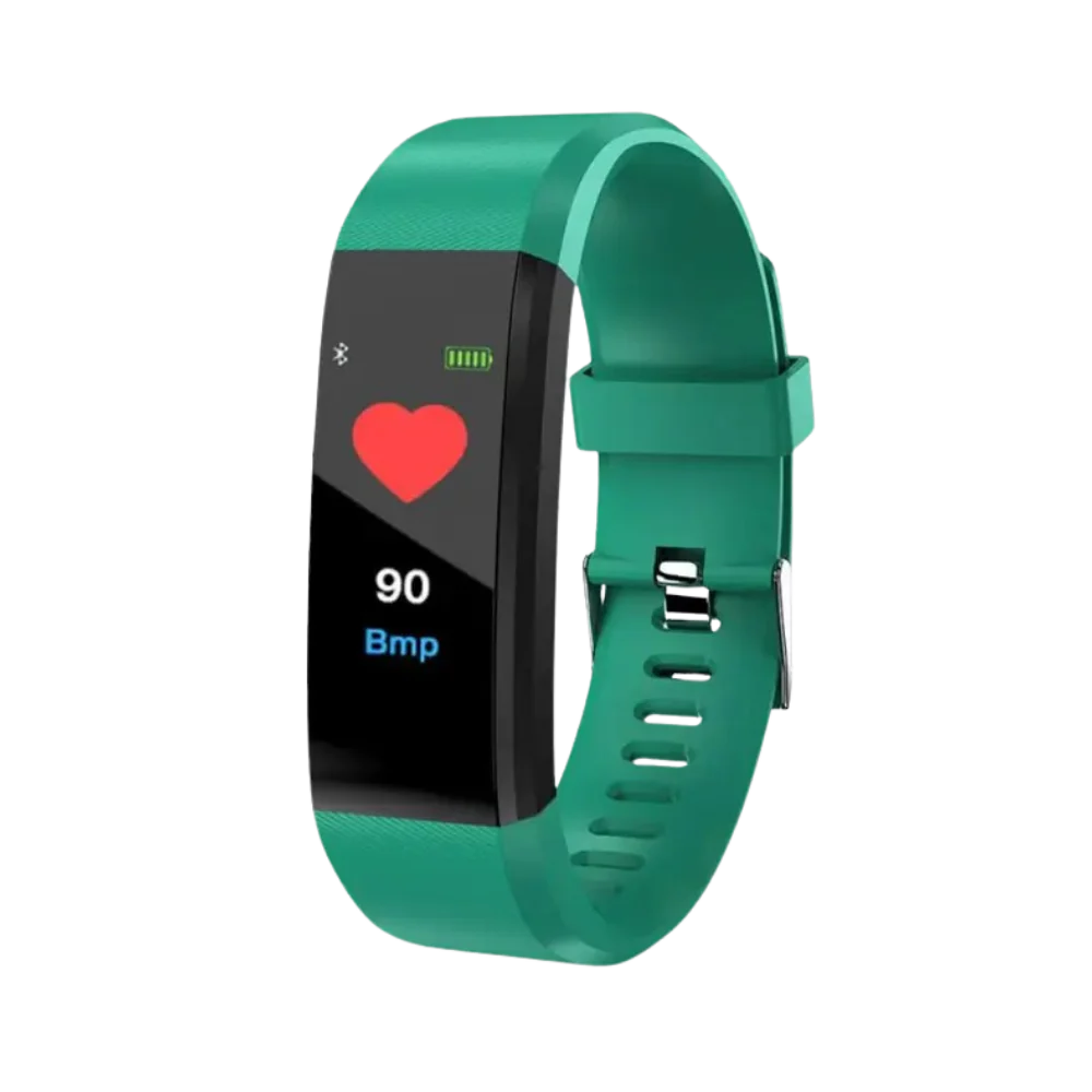 Montre connectée de fitness avec tensiomètre et cardiofréquencemètre pour seniors | Montre intelligente santé avec grand écran et design étanche