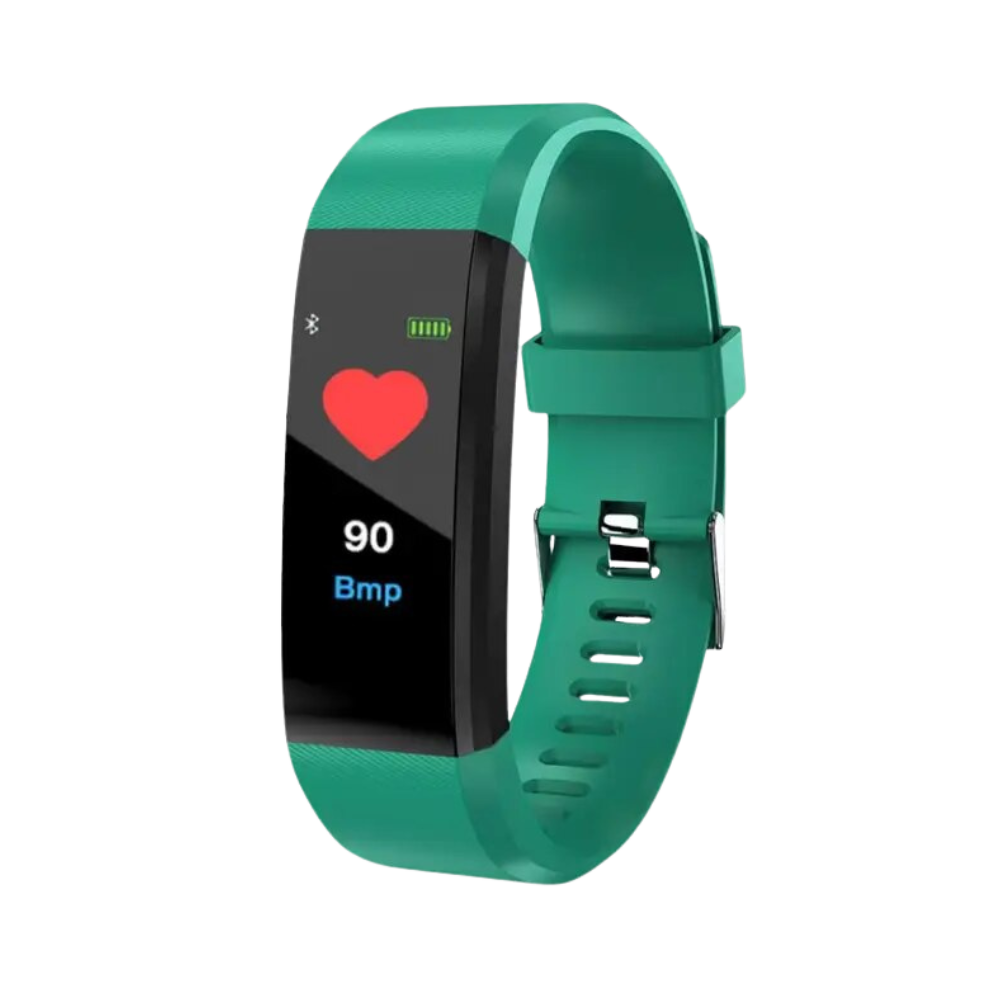 Health Monitoring Smartwatch for Seniors with Heart Rate & Blood Pressure Tracker