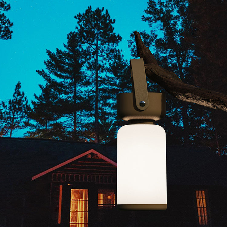 Waterproof Portable LED Cylinder Table Lamp – Rechargeable Cordless Outdoor Light for Patio, Deck & Garden
