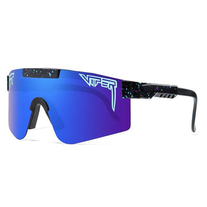 Wraparound Sport Sunglasses with UV400 Protection & Polarized Lenses for Men & Women