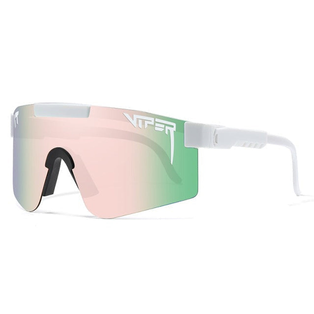 Wraparound Sport Sunglasses with UV400 Protection & Polarized Lenses for Men & Women