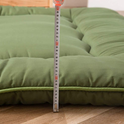 Matelas de sol pliable de 10 cm d'épaisseur, futon japonais enroulable, matelas pliant matelassé lavable