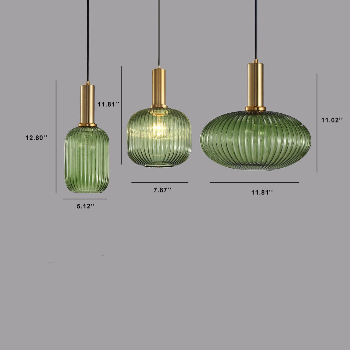 Glass Shade Hanging Light Fixture Adjustable 59-Inch Cord Kitchen Island Dining Room Ceiling Lamp E26 Socket Modern Drop Lighting for Counte