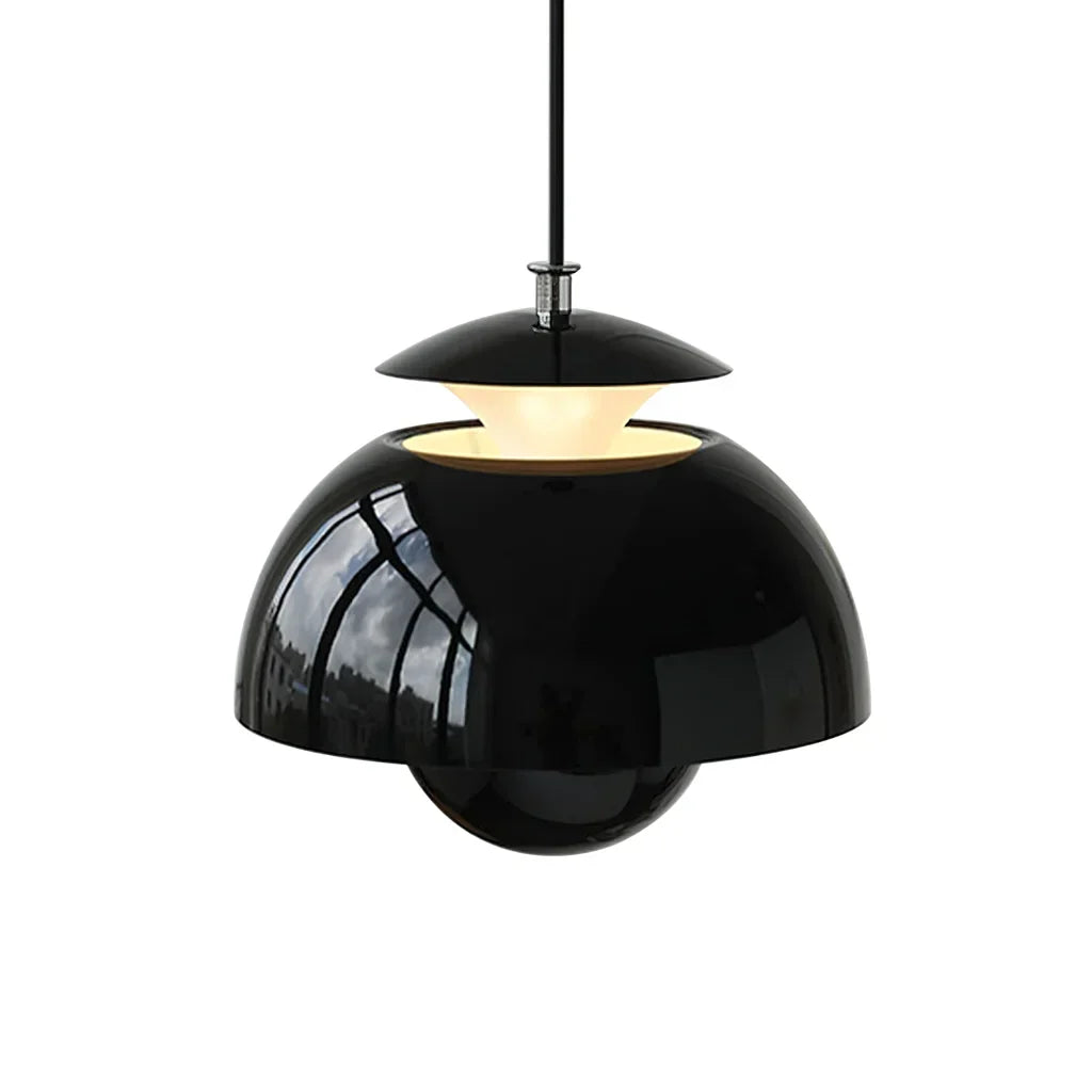 Globe Ceiling Light Fixture 10 Inch Metal Drop Lamp for Kitchen Island Dining Room Modern Industrial Hanging Orb Chandelier Adjustable Cord
