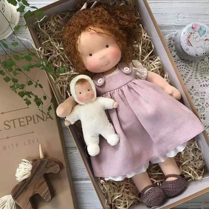 Cotton Comfort Doll for Kids | Soft Stuffed Companion Toy | Hand-Stitched Heirloom Quality | Hypoallergenic Fill | Encourages Imaginative