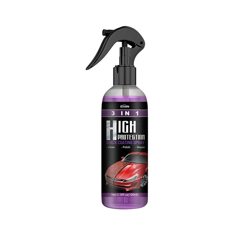 Waterless Car Detailing Spray Polish Cleaner Scratch Remover Protective Nano Coating for Auto Paint Glass Plastic RV Motorcycle Boat