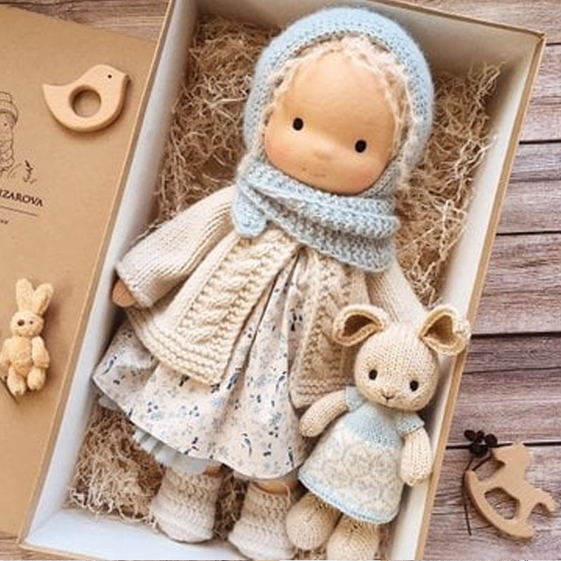 Cotton Comfort Doll for Kids | Soft Stuffed Companion Toy | Hand-Stitched Heirloom Quality | Hypoallergenic Fill | Encourages Imaginative
