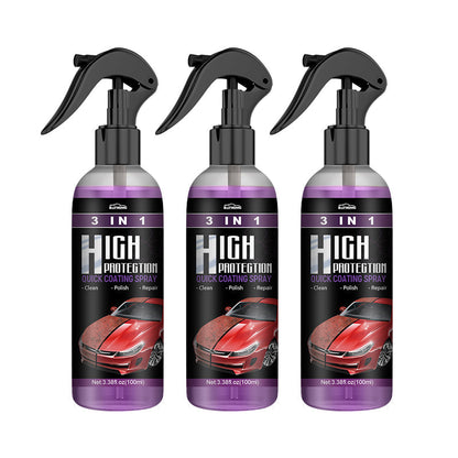 Waterless Car Detailing Spray Polish Cleaner Scratch Remover Protective Nano Coating for Auto Paint Glass Plastic RV Motorcycle Boat