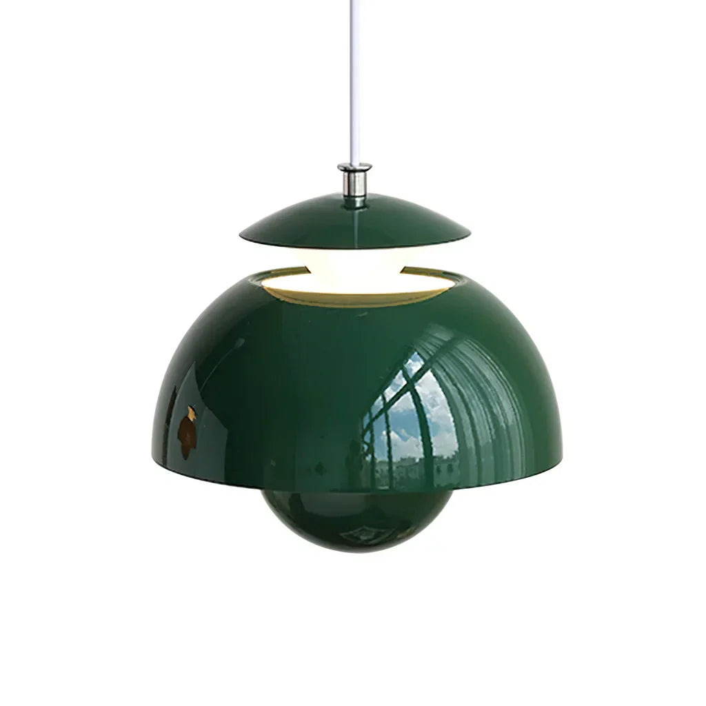 Globe Ceiling Light Fixture 10 Inch Metal Drop Lamp for Kitchen Island Dining Room Modern Industrial Hanging Orb Chandelier Adjustable Cord