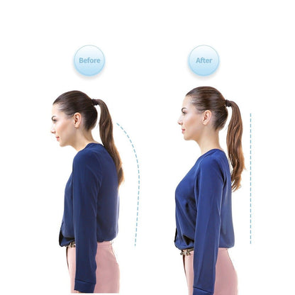 Correcteur de posture pour le cou et le haut du dos – Support en silicone souple pour adultes et enfants – Invisible sous les vêtements