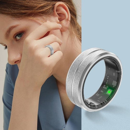 Bague connectée pour femmes et hommes, bague de fitness avec suivi de la fréquence cardiaque et du taux d'oxygène dans le sang, bague étanche avec suivi du sommeil