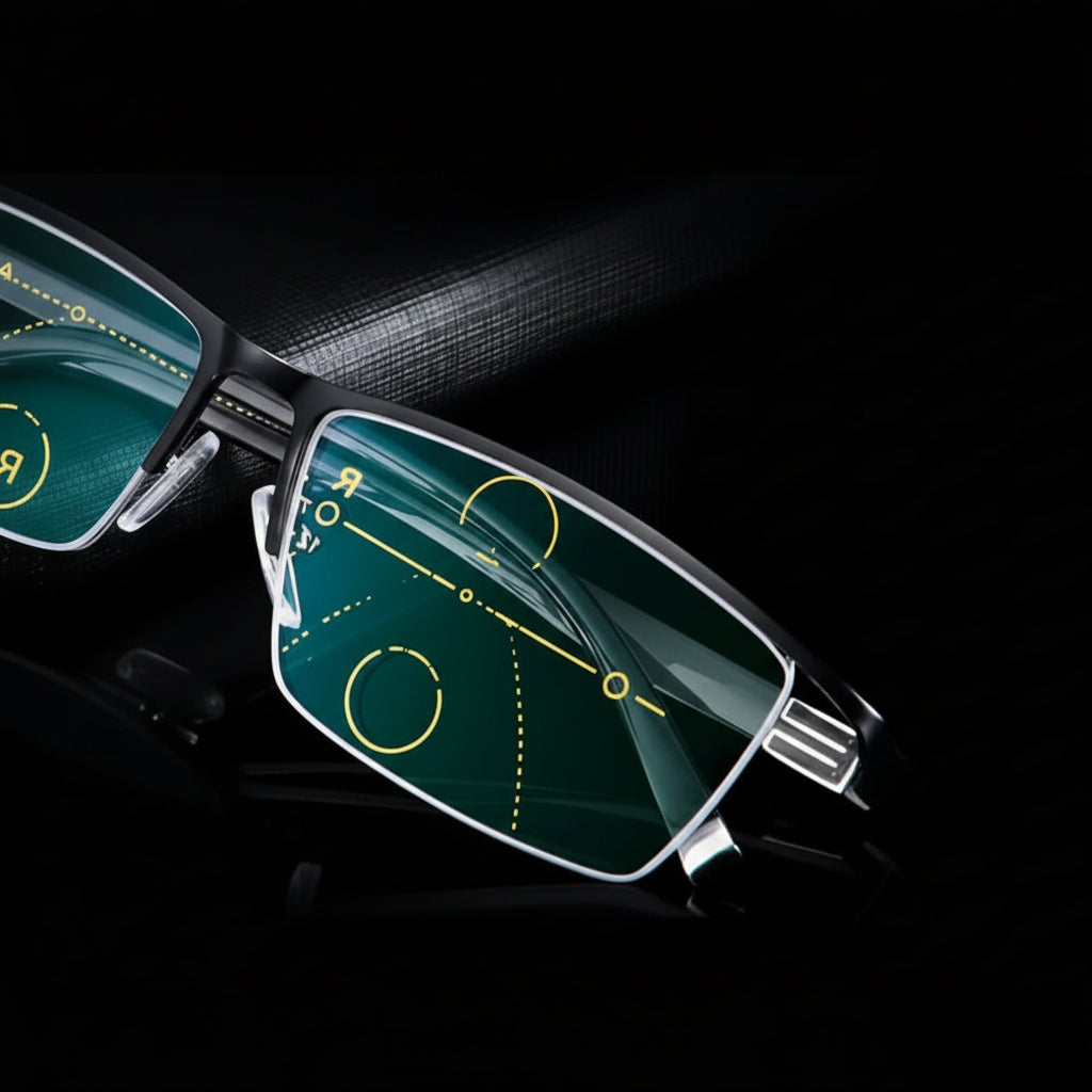 Progressive Reading Glasses with Photochromic Lenses – Adaptive Tint Technology for Men & Women | Readers for Computer Work & Driving