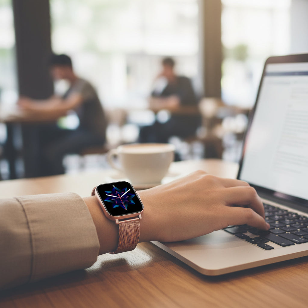 Montre de fitness intelligente | Écran tactile HD 1,83" avec suivi de santé | Appels Bluetooth pour un mode de vie actif