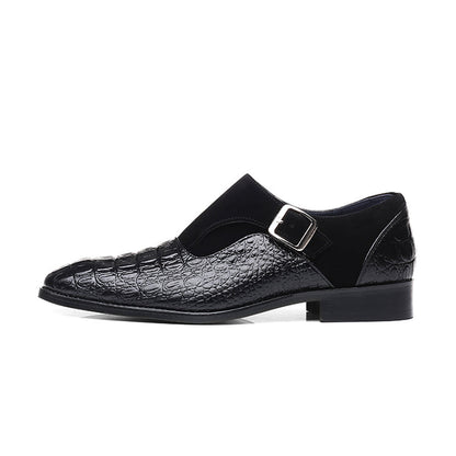 Chaussures richelieu pour homme en similicuir texturé – Chaussures classiques à lacets pour le travail, les mariages et les occasions spéciales