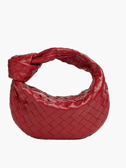 Woven Mini Handbag for Women - Compact Braided Crossbody Purse with Handle for Daily Essentials, Travel & Special Events - Lightweight