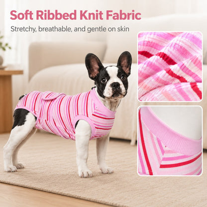 Ortekor Breathable Dog Recovery Suit for Spay & Neuter Recovery, Soft Cone Alternative Onesie to Help Reduce Licking After Surgery