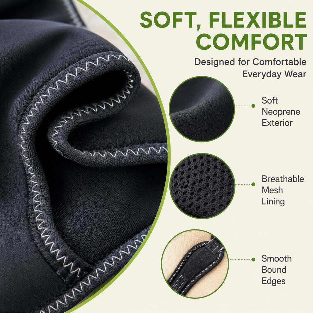 Ortekor Dual Rear Leg Dog Support Brace with Harness - Walking Stability for Weak Hind Legs