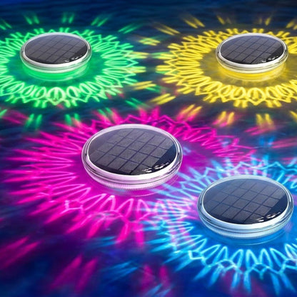 Waterproof LED Pool Float Light with Remote – Solar Powered, 9 Colors, Timer & Auto-On for Swimming Pools