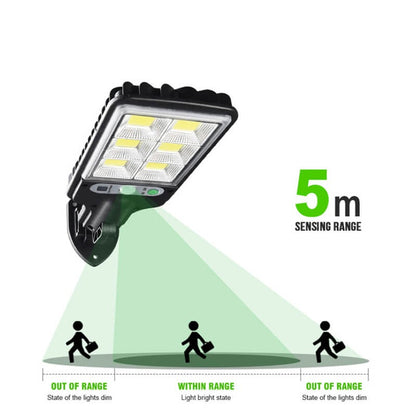 Solar Powered Floodlight Outdoor Security Light with Motion Sensor & Remote Control Waterproof IP67 for Yard Garage Driveway Garden Patio