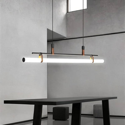 Suspension luminaire LED en métal élégant, hauteur réglable, pour plan de travail, bureau ou table à manger, éclairage fonctionnel, 3000K 6000K, noir et or