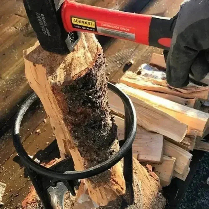 Fendeur de bois efficace | Fendeur de bûches manuel compact avec poignée ergonomique | Fendeur de bois de chauffage portable pour un fendage sans effort