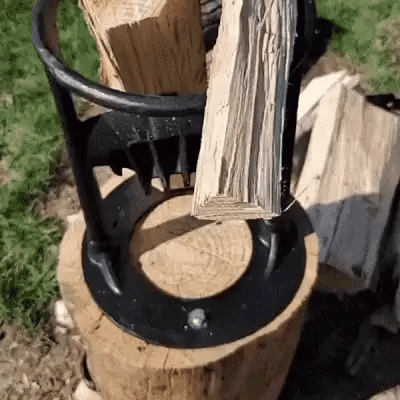 Fendeur de bois efficace | Fendeur de bûches manuel compact avec poignée ergonomique | Fendeur de bois de chauffage portable pour un fendage sans effort