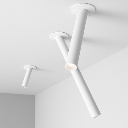 Adjustable Tube LED Ceiling Spotlight Modern Surface Mount Directional Accent Light for Kitchen Living Room
