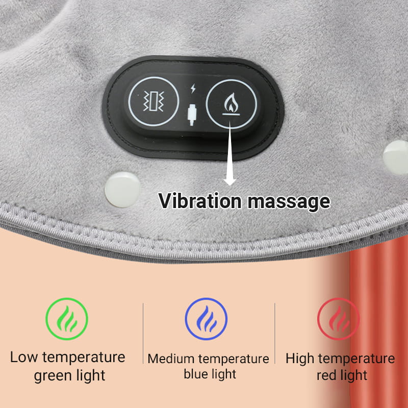 Comfort Wrap | Electric Neck Heating Pad with Vibration Massage | Versatile Relief for Neck and Shoulders