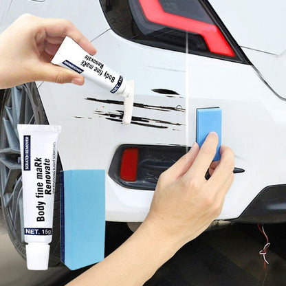 Car Paint Repair Compound Kit with Professional Applicator Sponge for Removing Surface Imperfections & Restoring Shine on Automotive Clear C