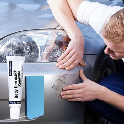 Car Paint Repair Compound Kit with Professional Applicator Sponge for Removing Surface Imperfections & Restoring Shine on Automotive Clear C