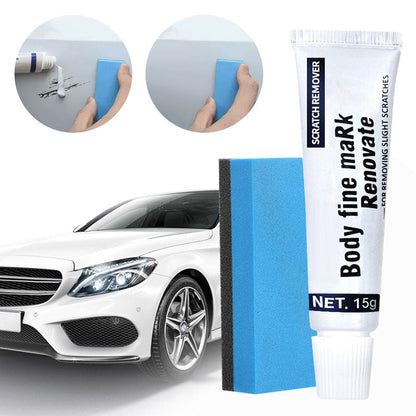 Car Paint Repair Compound Kit with Professional Applicator Sponge for Removing Surface Imperfections & Restoring Shine on Automotive Clear C
