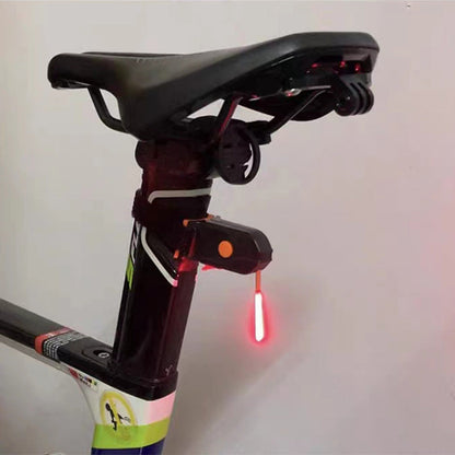 Rechargeable LED Bike Tail Light 40 Lumen Rear Safety Flasher for Cycling Night Riding Road Mountain Bicycle Commuter Warning Beacon Visibil