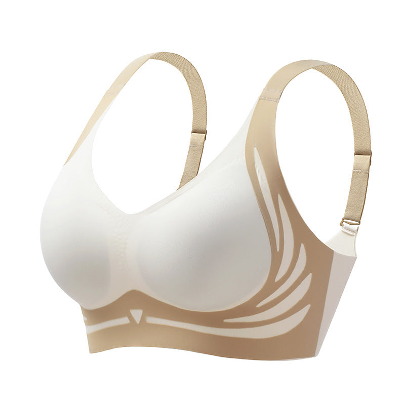 Wireless Lift Bra for Women | Supportive Push-Up Design with Anti-Sag Technology for Everyday Comfort and Cleavage | Adjustable Soft-Cup Und