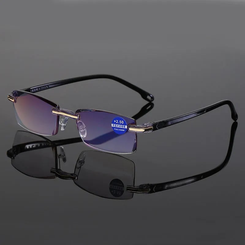 Progressive Reading Glasses with Blue Light Filter for Near & Distance Vision | Anti-Reflective Multifocal Eyewear | Lightweight TR90 Frame